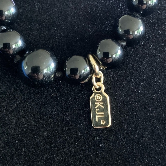 🆕 Kenneth Jay Lane Orange Tassel Necklace Palm Beach Party 34" Long Tassel 4.5” - Picture 2 of 2